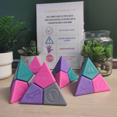 Tétra'Bruit Objet éducatif - impression 3d - 4