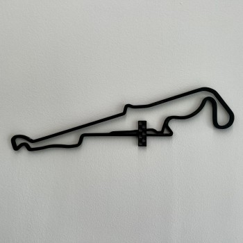 circuit Castellet F1 - décoration géométrique - 3/4 droit