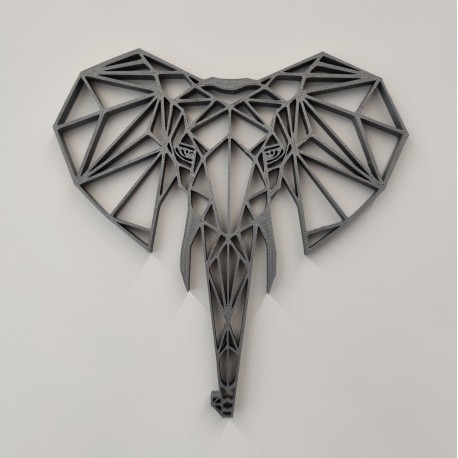 Tête d'Éléphant - Géométrique