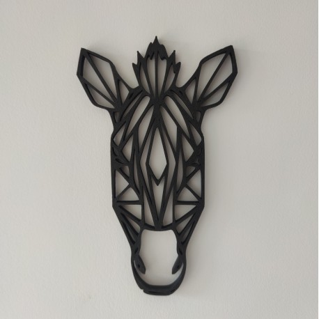 Tête de zèbre - Géométrique