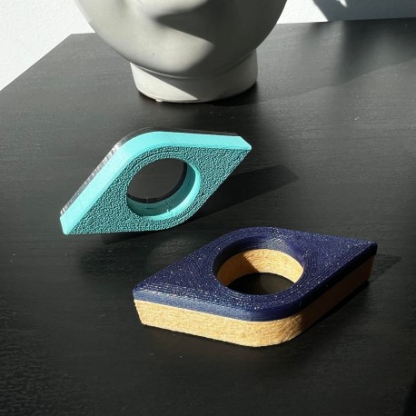 Bague de lecture bi-colore