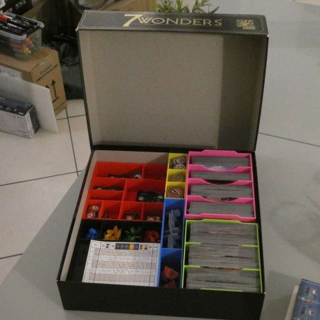 Rangement jeu pour 7 Wonders + extensions