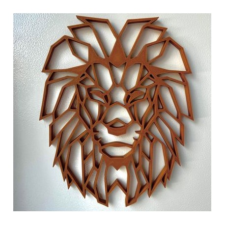 Tête de lion - Géométrique