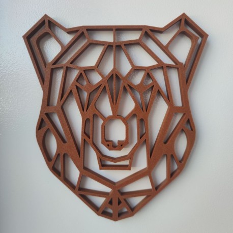 Tête d'ours - Géométrique