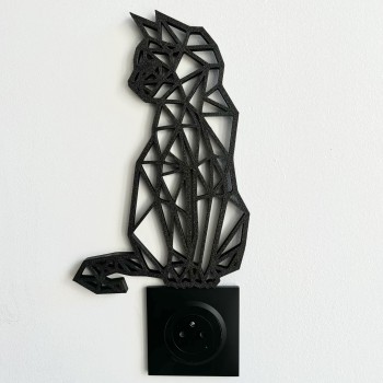 Chat - décoration Géométrique - expo